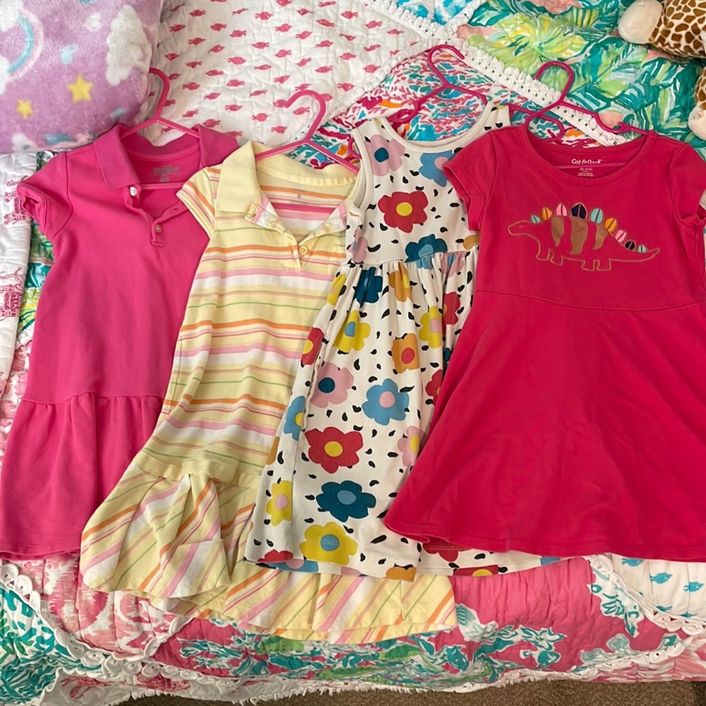 Bundle of girls casual dresses